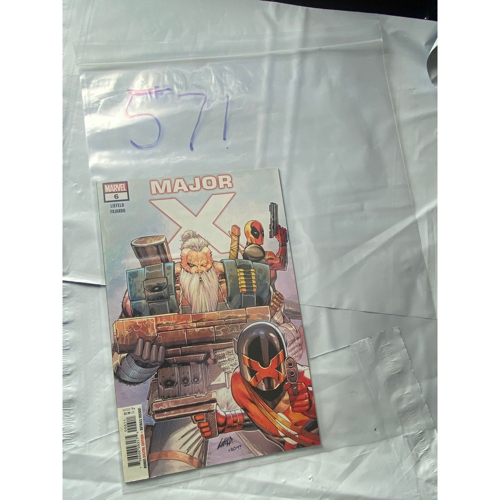 Marvel Major X‎ 6 Comic Book Liefeld Fajardo 2019